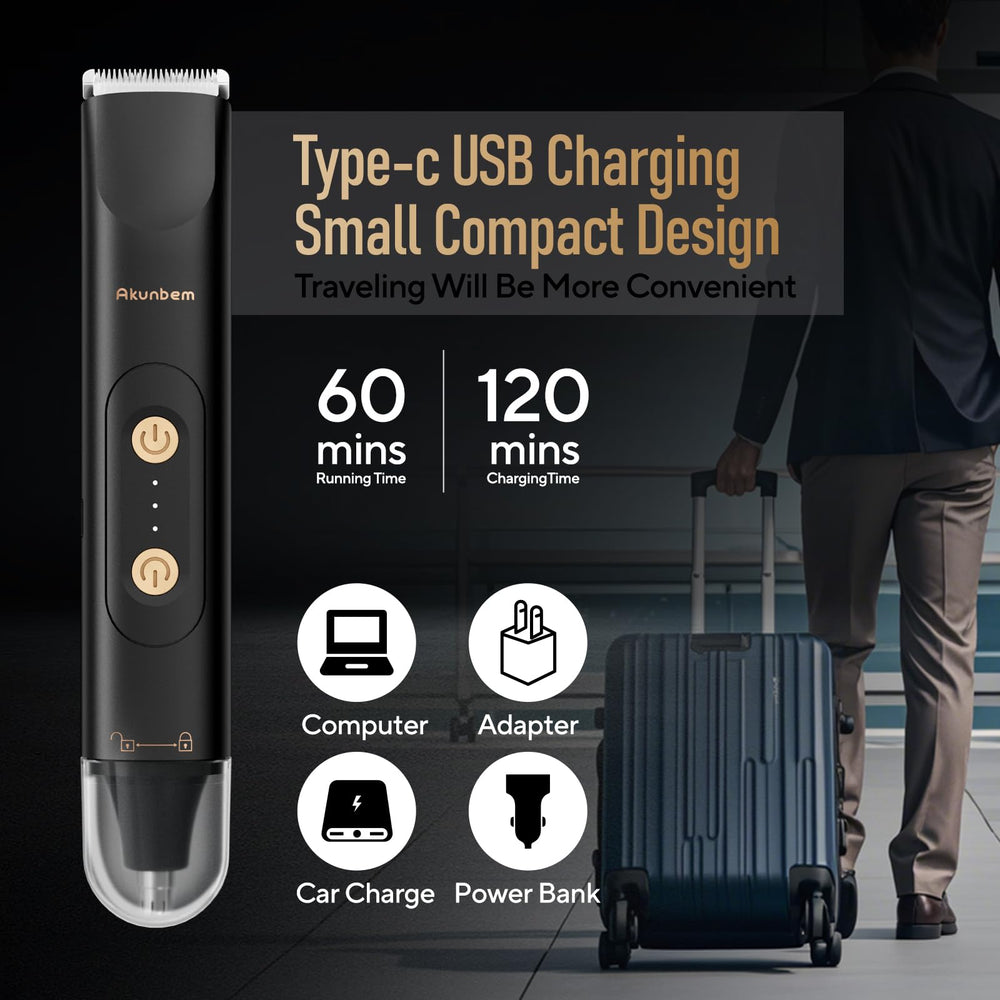 Akunbem carga USB en diseño portátil para viajar