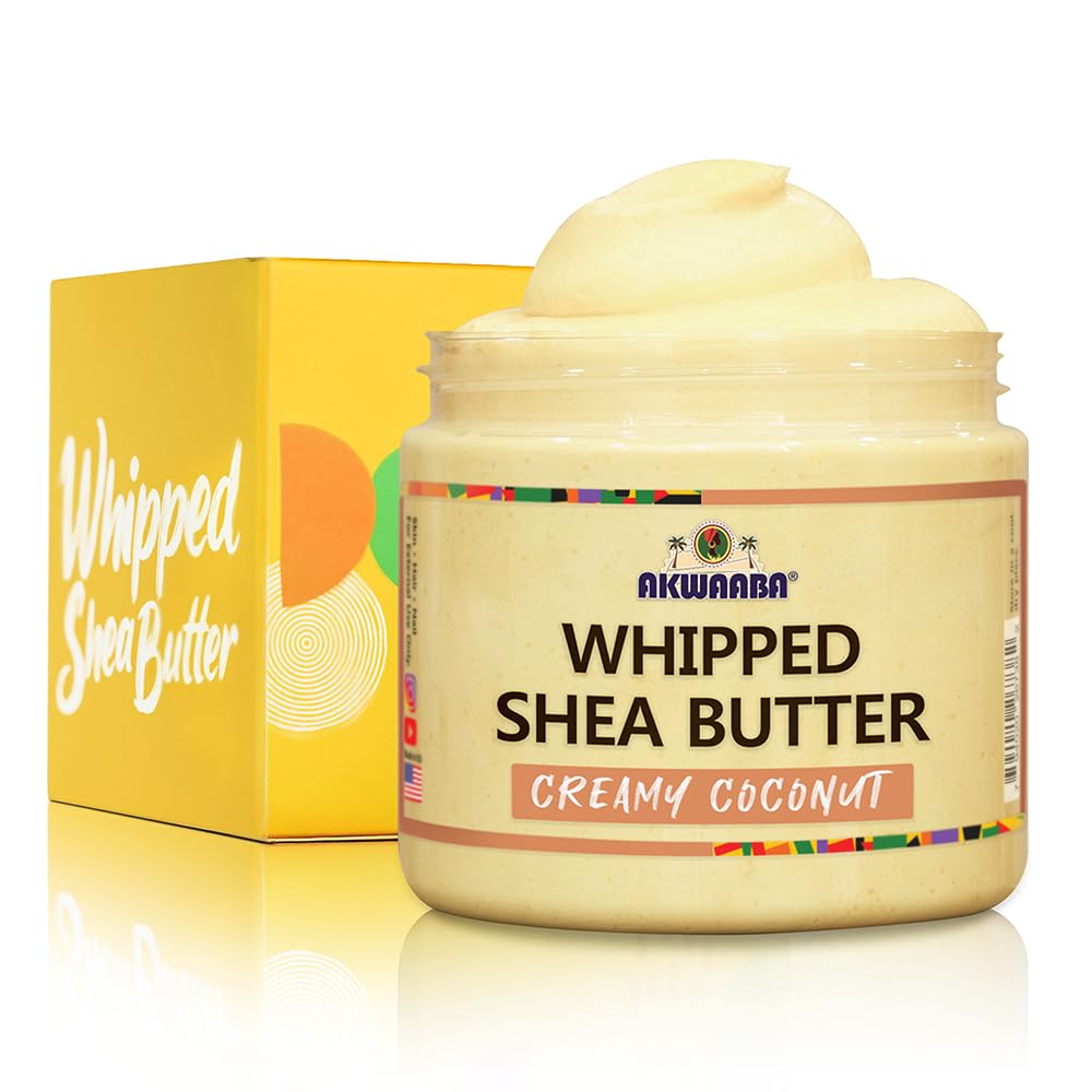 AKWAABA manteca batida en pote de 340 g para piel y cabello