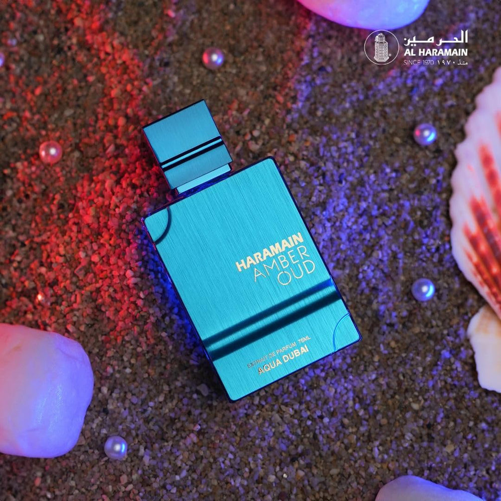 Tapón de Amber Oud Aqua Dubai, cierre seguro para transporte diario.