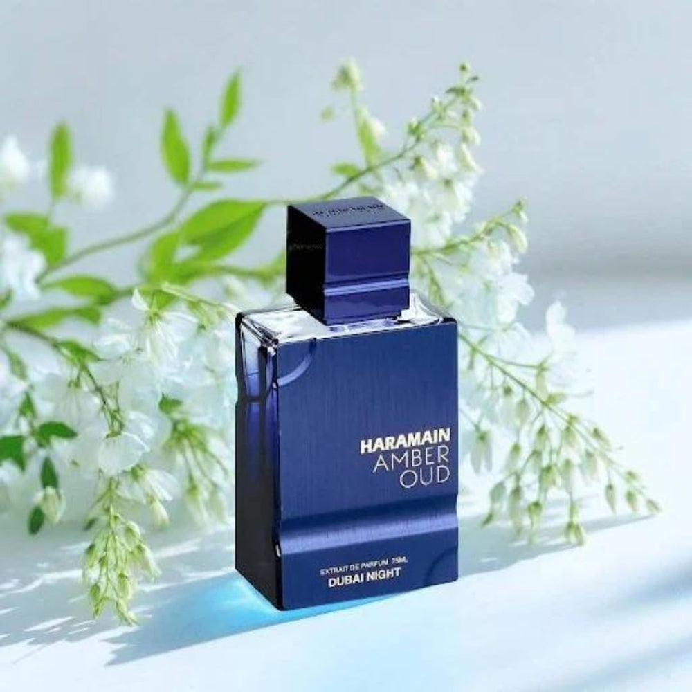 Al Haramain Amber Oud Dubái Noche, atomizador suave para aplicación precisa.