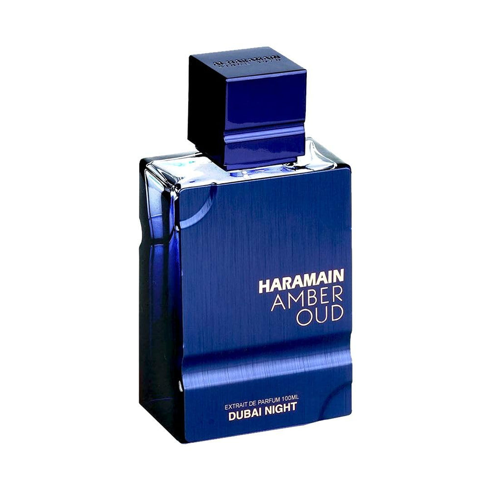 Al Haramain Amber Oud Dubái Noche, tapa metálica que añade lujo y distinción.