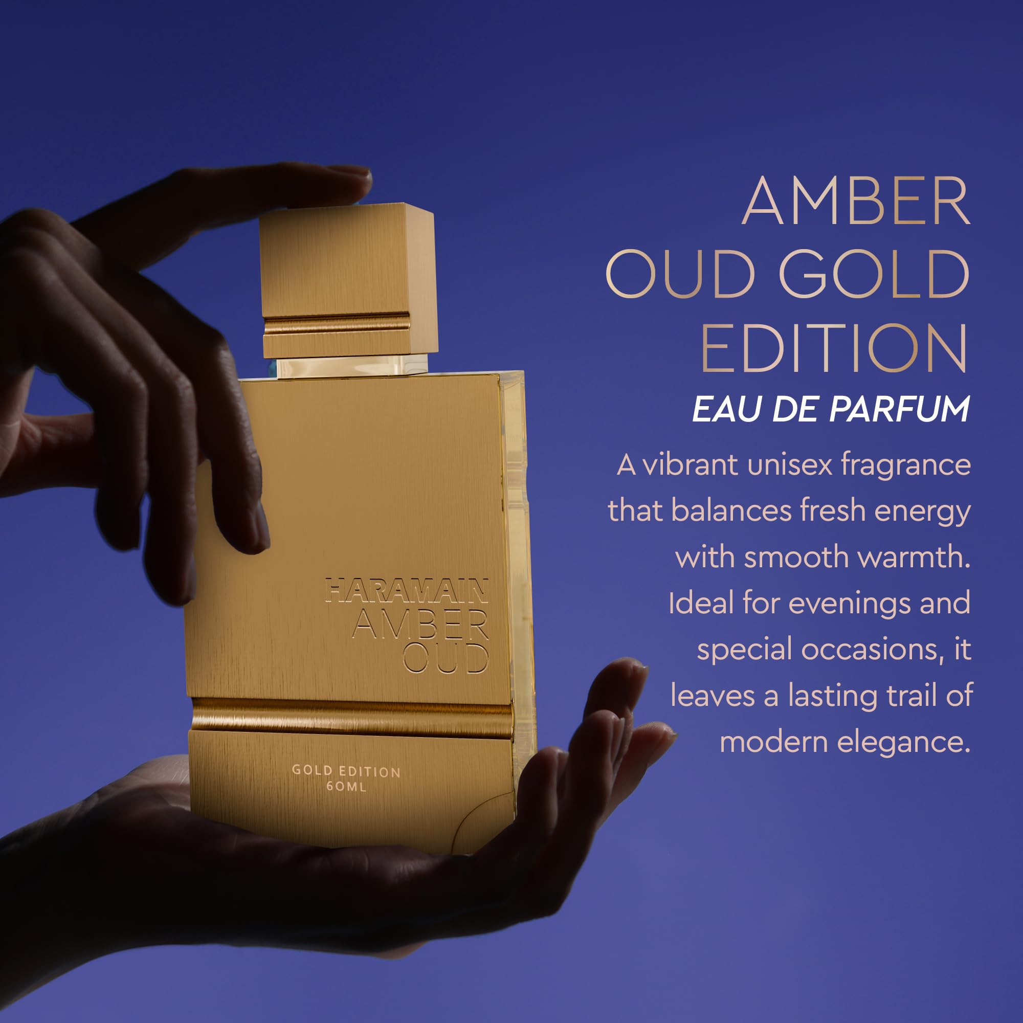 Al Haramain Amber Oud Gold Edition, notas medias frutales y tropicales que enriquecen la fragancia.