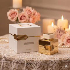 Caja de presentación Al Haramain L'aventure Femme, ideal para regalo.