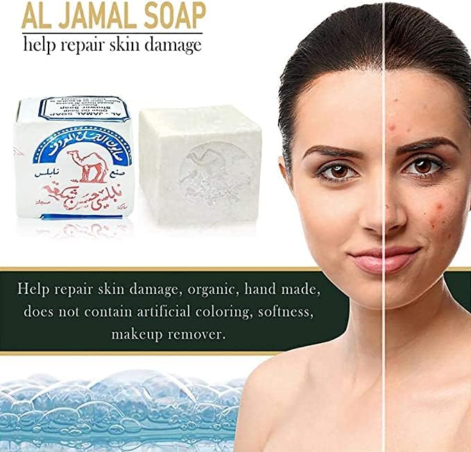 Al-Jamal jabón de oliva, espuma cremosa: limpieza suave y cómoda.