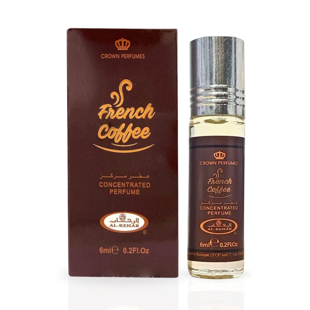 Al-Rehab Café Francés: botella de perfume concentrado para uso diario.