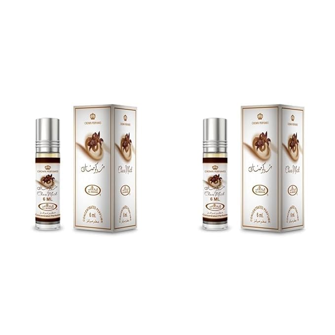 Al-Rehab Choco Musk envase elegante que facilita llevar el aroma.