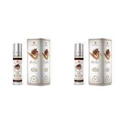 Al-Rehab Choco Musk envase elegante que facilita llevar el aroma.
