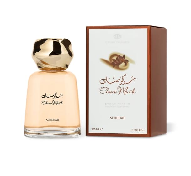 Al-Rehab Choco Musk frasco elegante para uso diario y ocasiones especiales