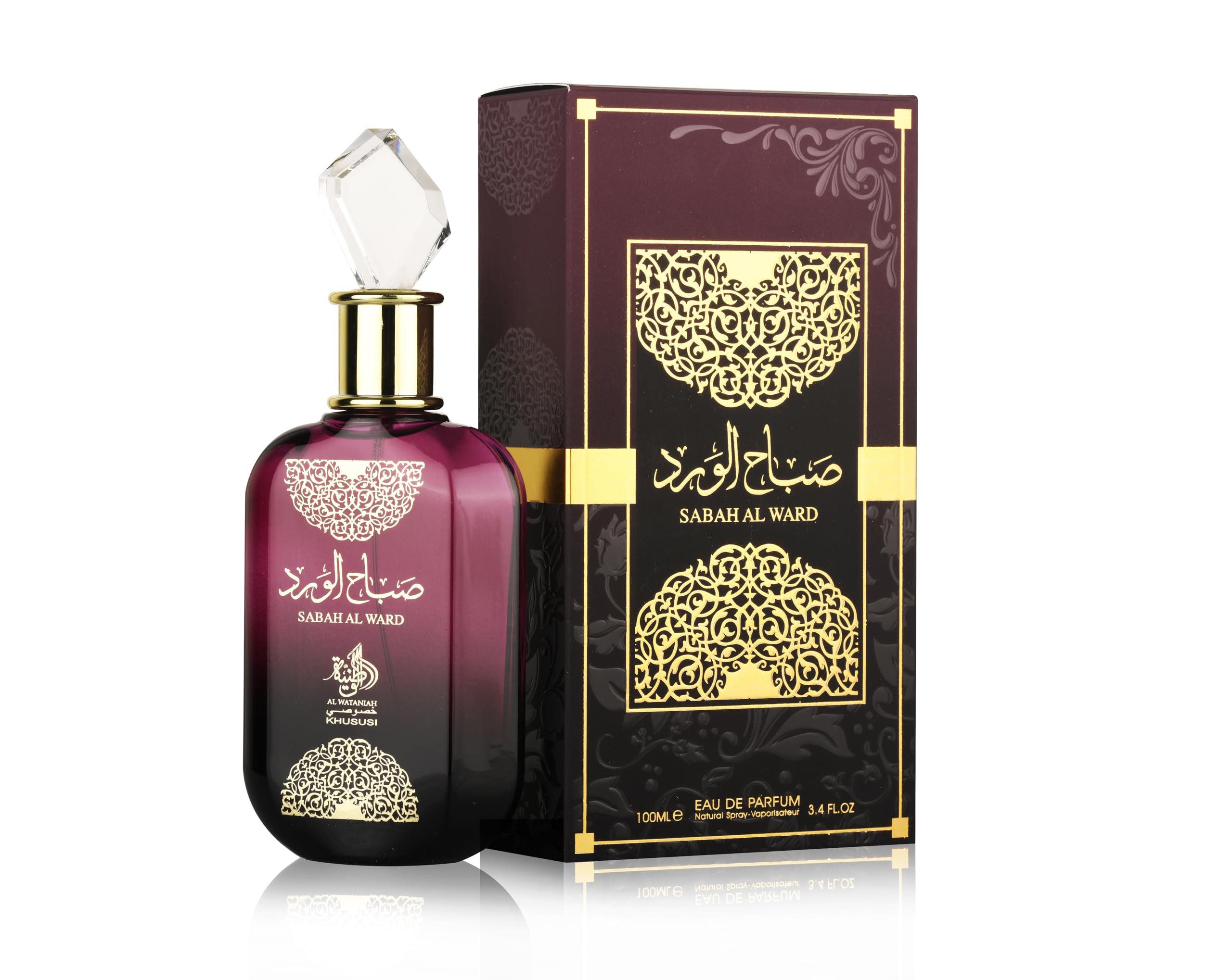 Al Wataniah Sabah Al Ward, botella vertida para un momento especial y envolvente