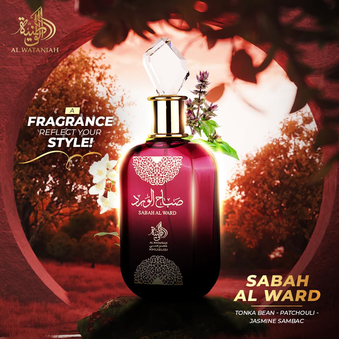 Al Wataniah Sabah Al Ward, aroma de larga duración para jornadas impactantes