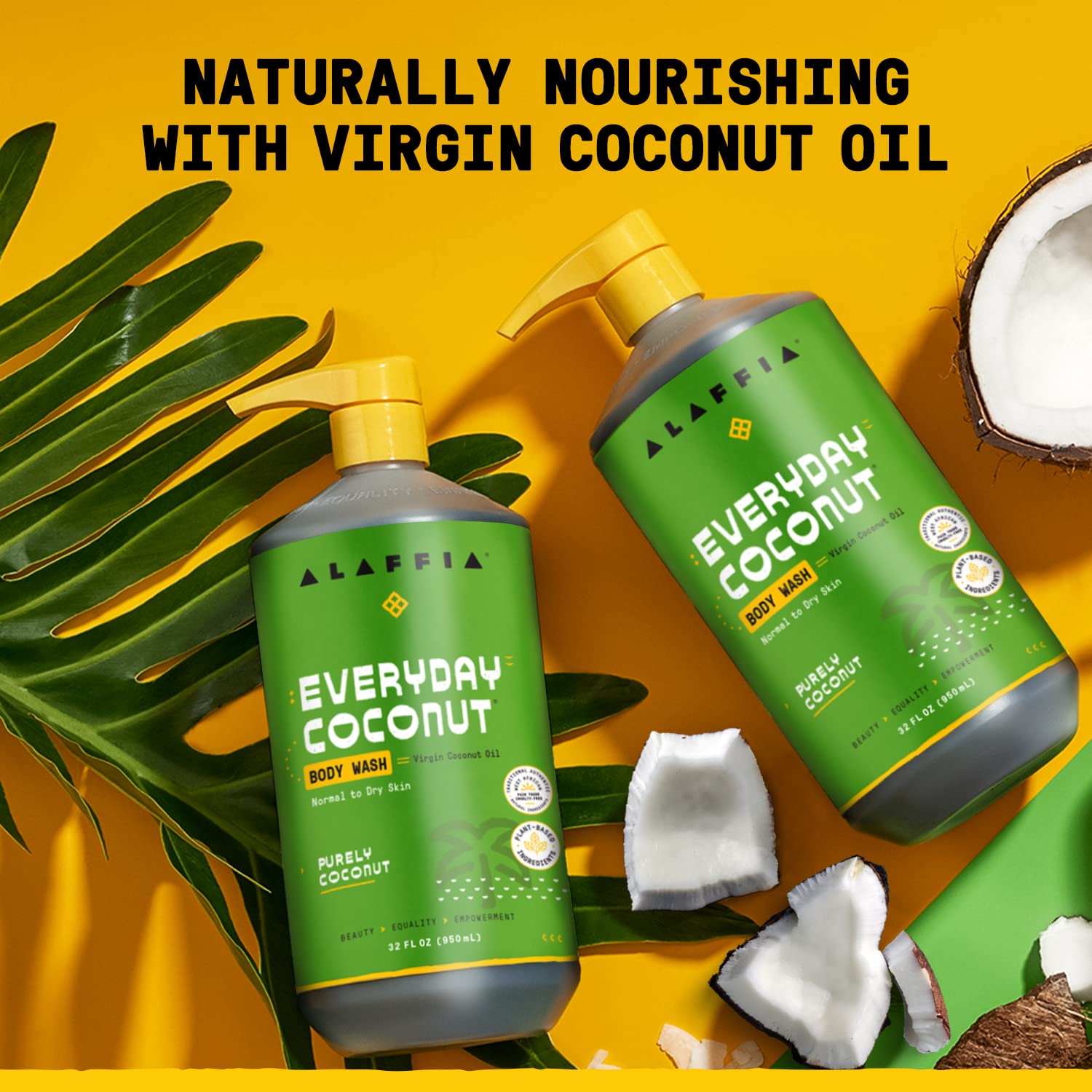 Alaffia Everyday Coconut: uso diario fácil y cómodo para piel seca