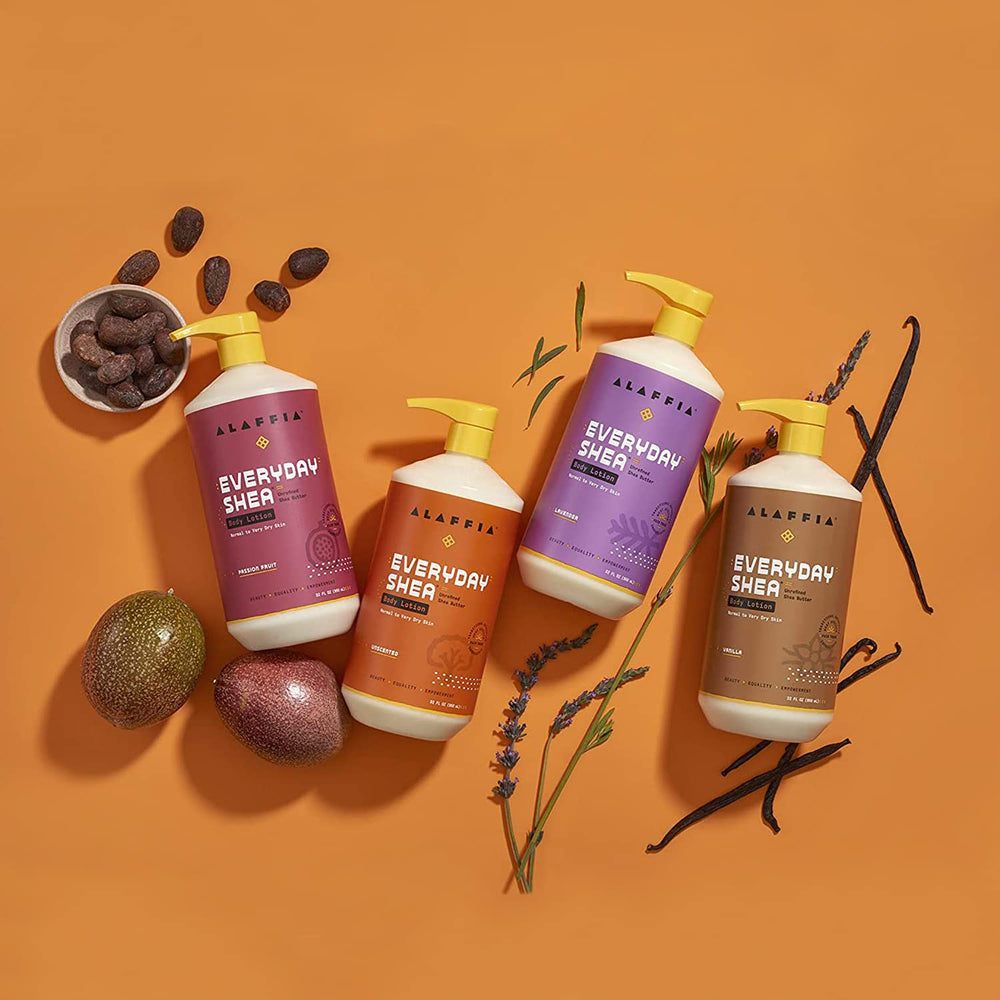 Alaffia Everyday Shea Body Lotion, envase de 946 ml para rutina diaria