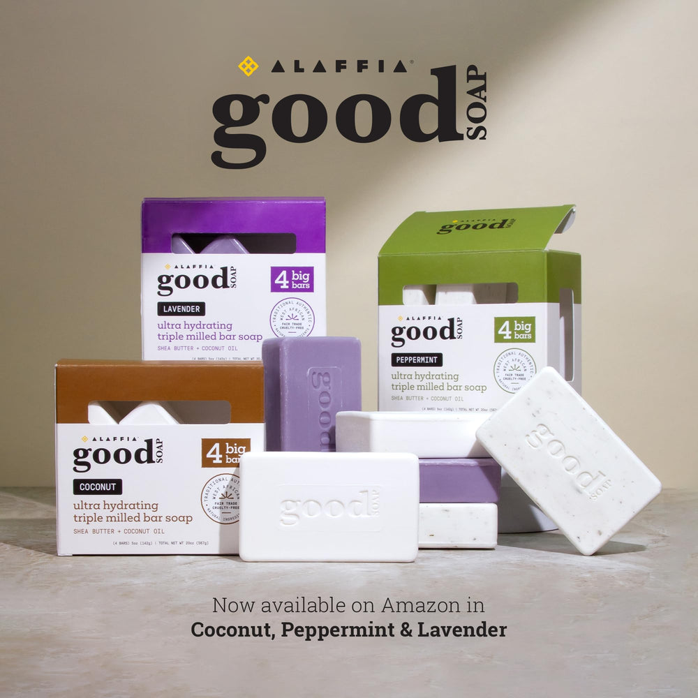 Apta para manos y cuerpo, ideal para familias con Alaffia Lavanda.