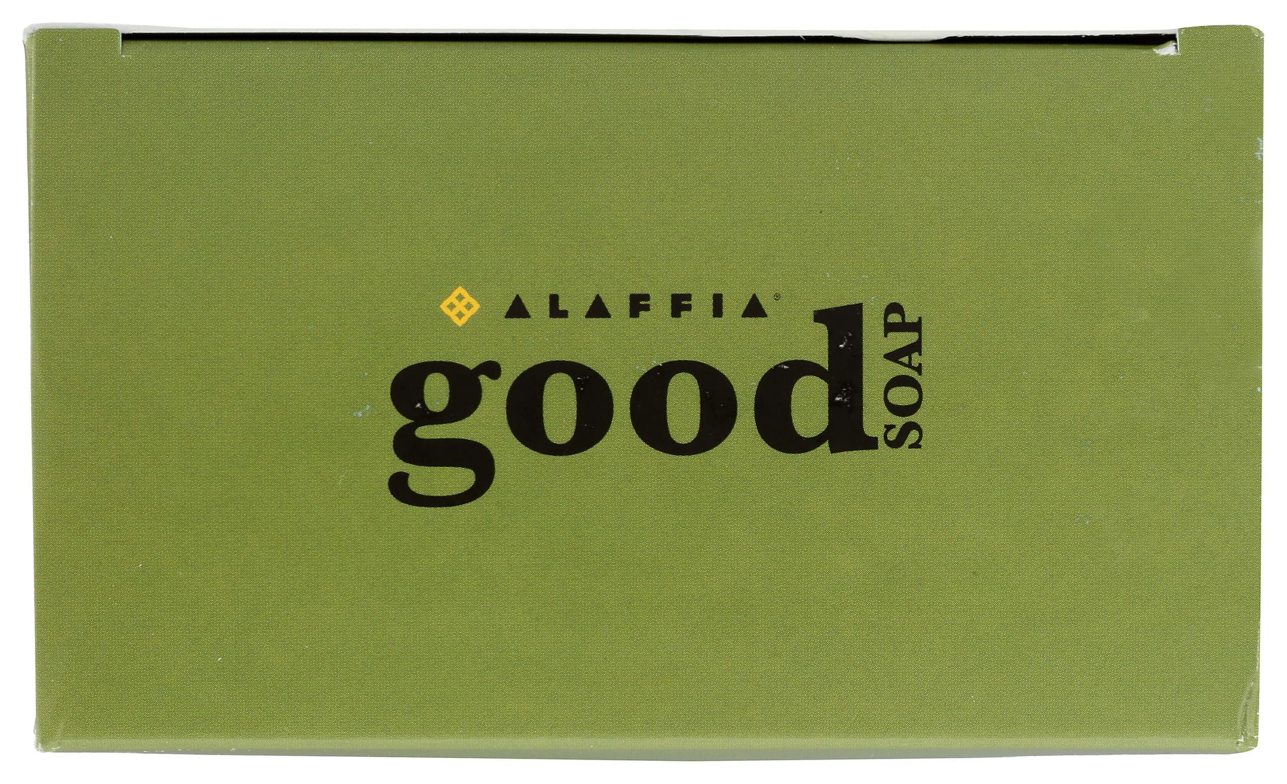 Alaffia Jabón Menta, caja de presentación atractiva para regalo.