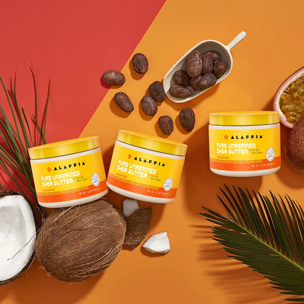 Alaffia ayuda a cabello suave con manteca de karité