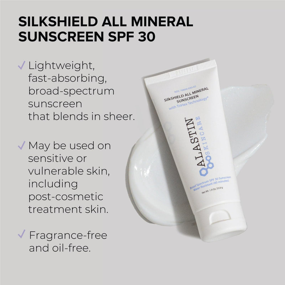 ALASTIN SilkSHIELD sin fragancia, ideal para piel sensible y uso diario