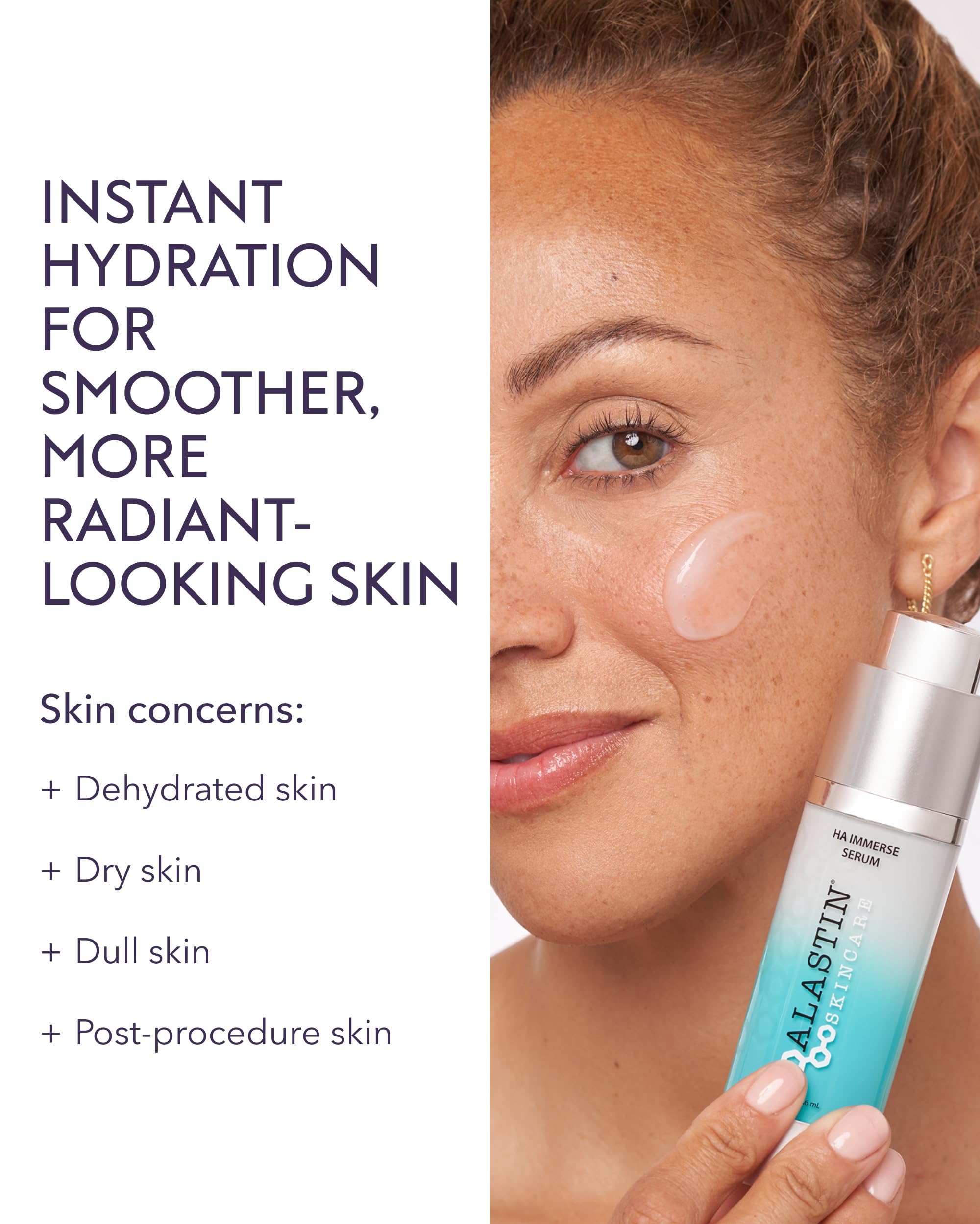 ALASTIN Skincare Hyaluronic Acid IMMERSE uso diario para piel más suave