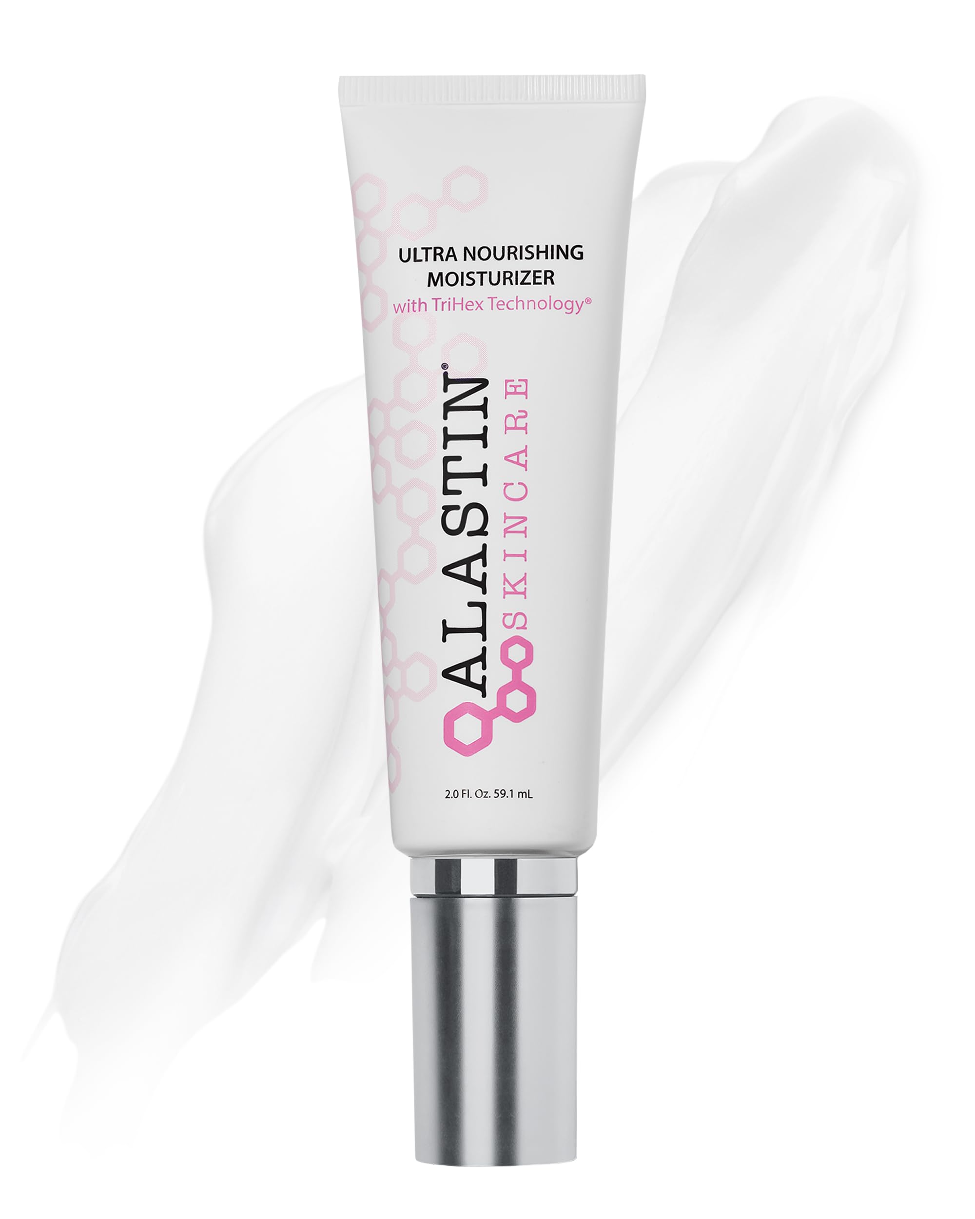 ALASTIN Soin Visage Nourrissant – bouteille crème, hydratation durable pour peau sèche.