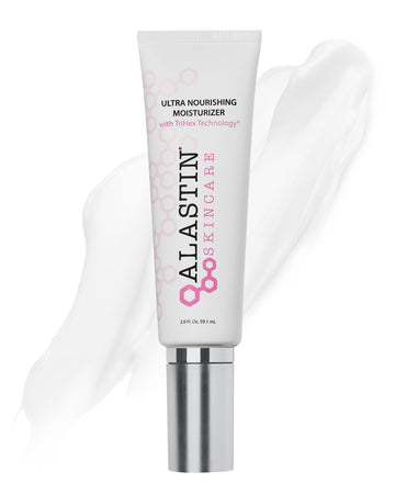 ALASTIN Soin Visage Nourrissant – bouteille crème, hydratation durable pour peau sèche.