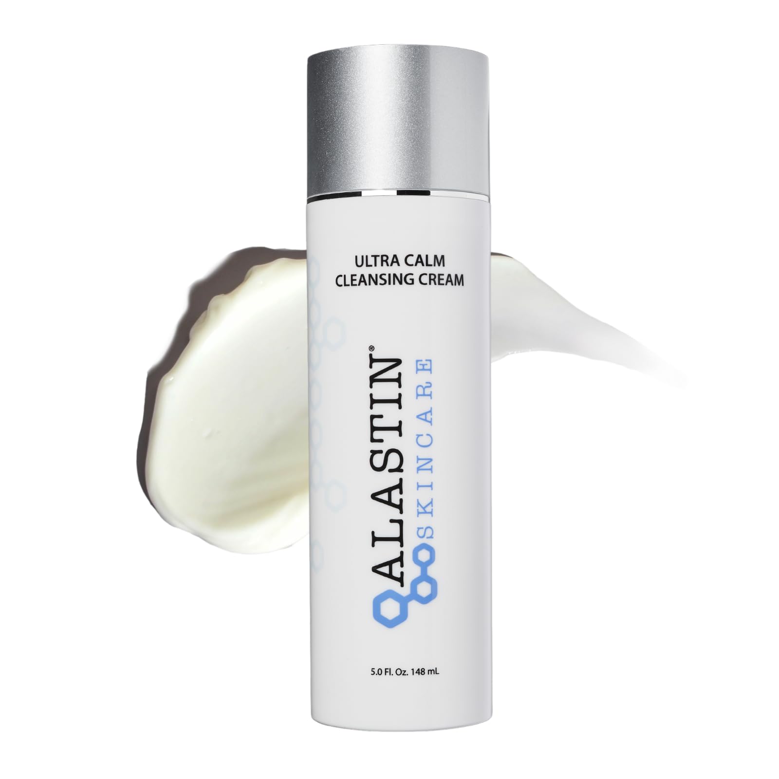 ALASTIN Skincare Crème Nettoyante Visage Ultra Calme, flacon-pompe, hydratation douce pour peau sensible.