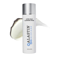 ALASTIN Skincare Crème Nettoyante Visage Ultra Calme, flacon-pompe, hydratation douce pour peau sensible.