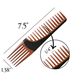 ALAZCO Dúo Peine desenredar cabello mojado para peinado rápido.