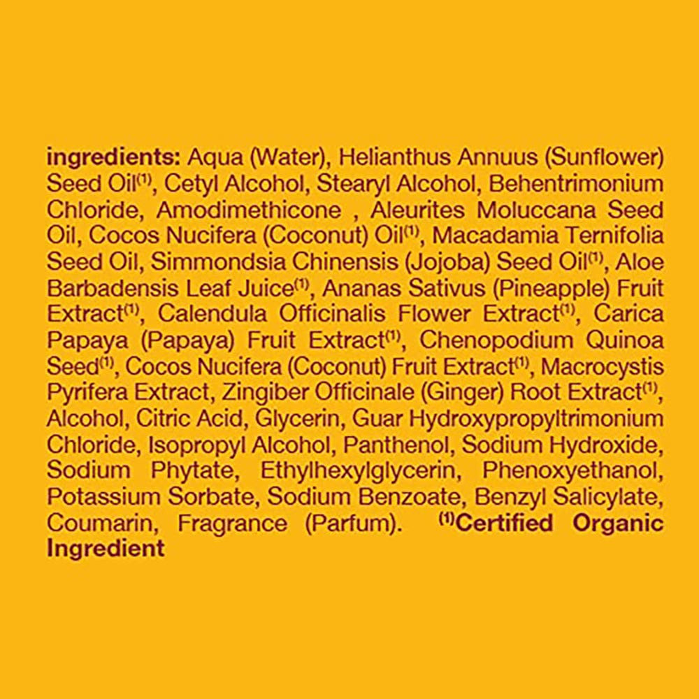 Alba Botanica Condicionador Aplicación Fácil, masaje corto para cobertura uniforme.