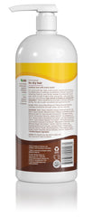 Aplicación del acondicionador Alba Botanica leche de coco en cabello seco para hidratación suave