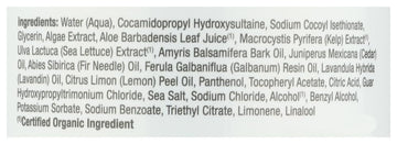 Alba Botanica Ducha Emoliente Oleaje Oceánico, textura sedosa que deja frescura.