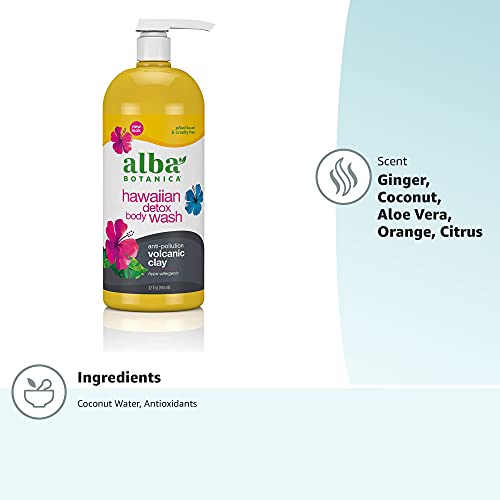 Alba Botanica Hawaiian Detox: envase de 32 onzas para uso prolongado.