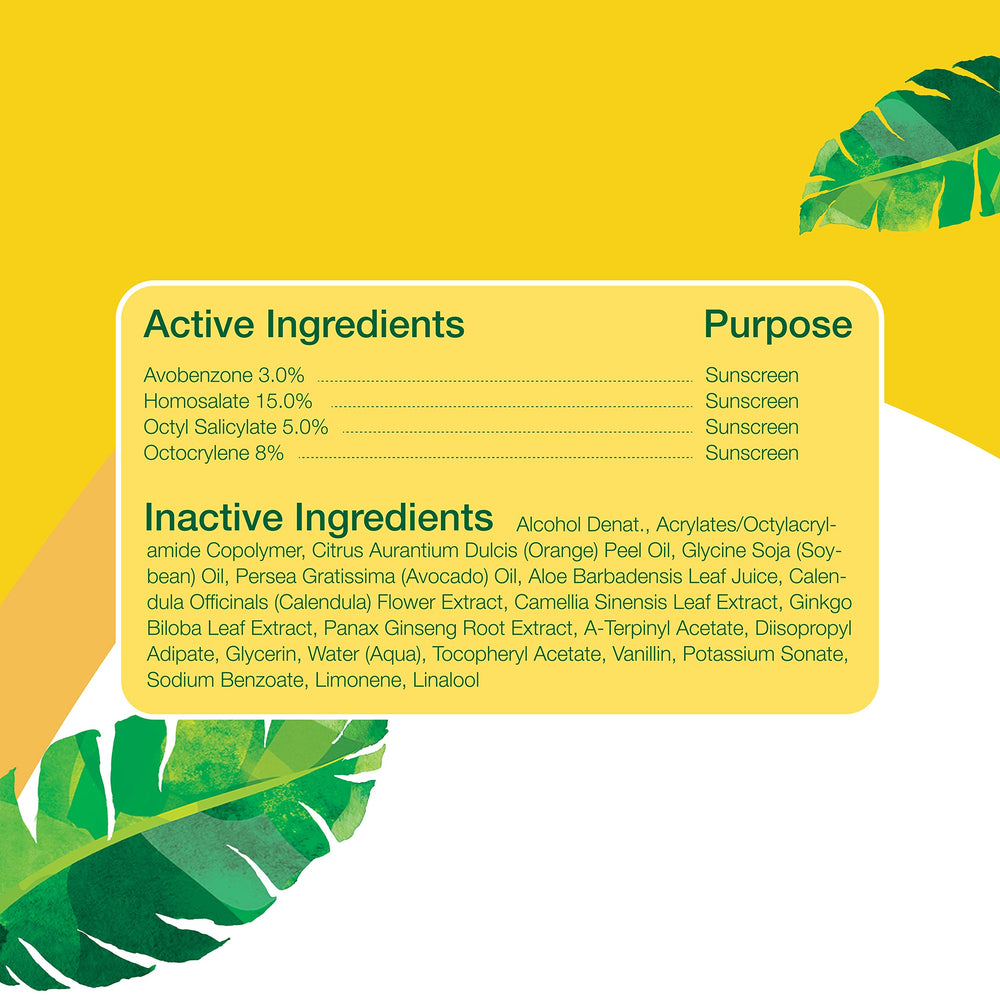 Fragancia tropical suave de Alba Botanica para uso diario.