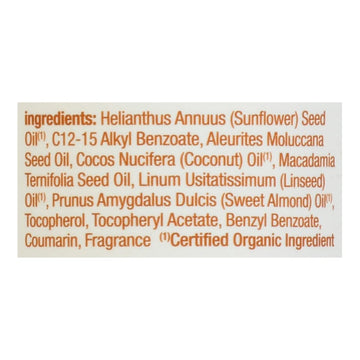Mezcla de aceites vegetales Alba Botanica para hidratación diaria.