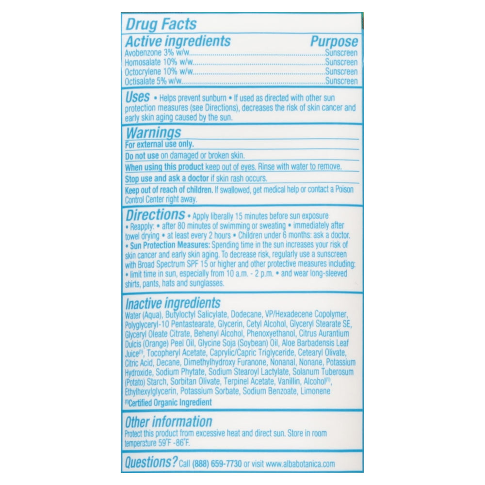 Protección resistente al agua para actividades al aire libre con Alba Botanica.