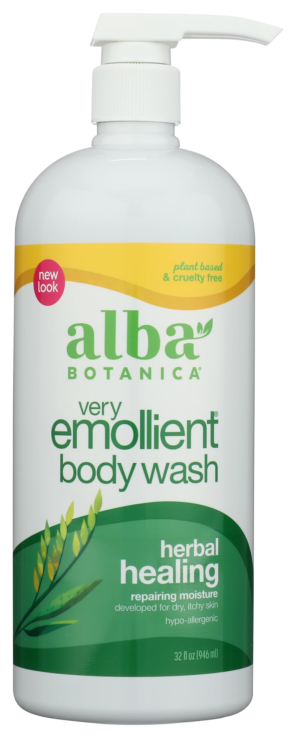 Alba Botanica Very Emoliente: botella del gel para piel suave y hidratada