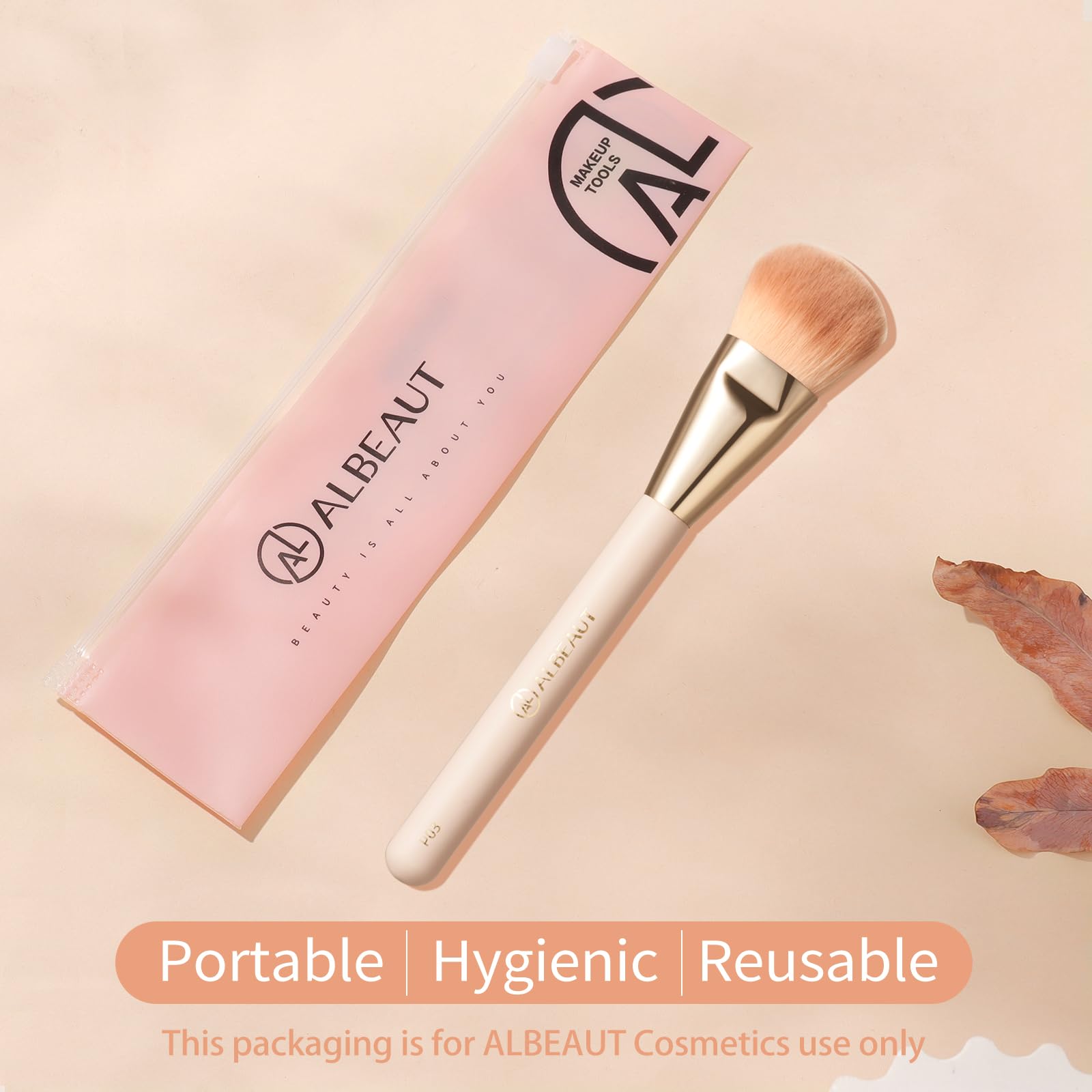 Herramienta de maquillaje multiuso ALBEAUT para fusionar productos fácilmente.