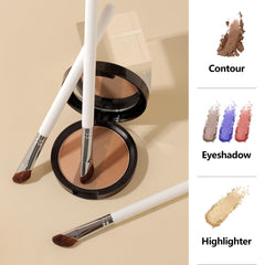ALBEAUT Pincel contorno de ojos angleado para difuminar pliegues