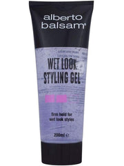 Alberto Balsam gel peinado con efecto mojado para un acabado definido