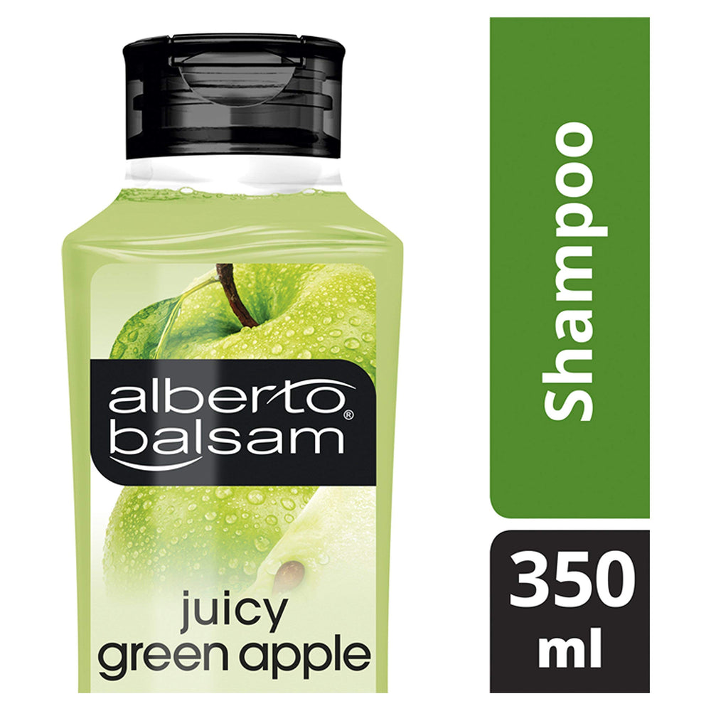 Alberto Balsam Manzana Verde Jugosa: aplicación en la ducha para limpieza suave.