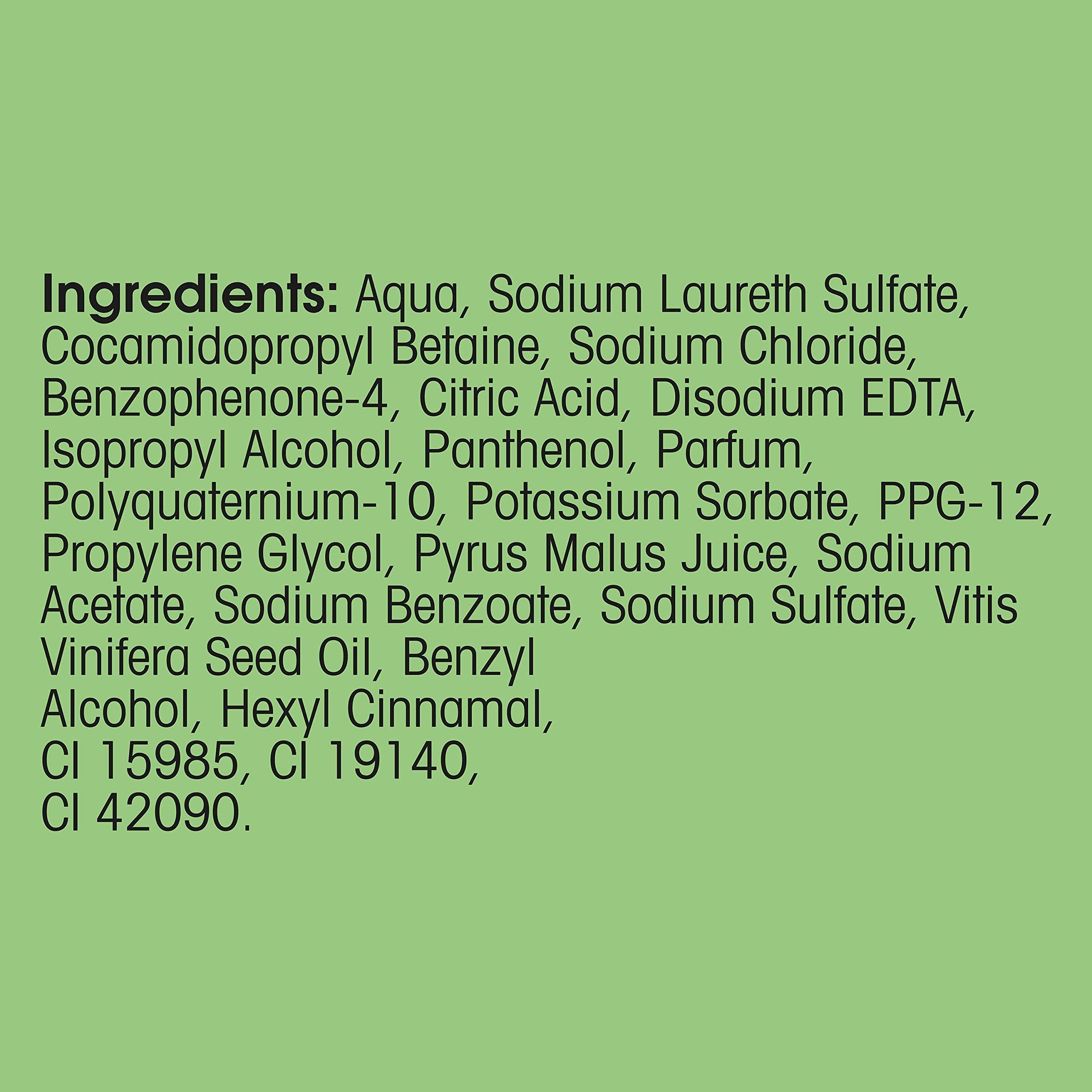 Alberto Balsam Manzana Verde Jugosa: pro-vitamina B5 para cabello suave.