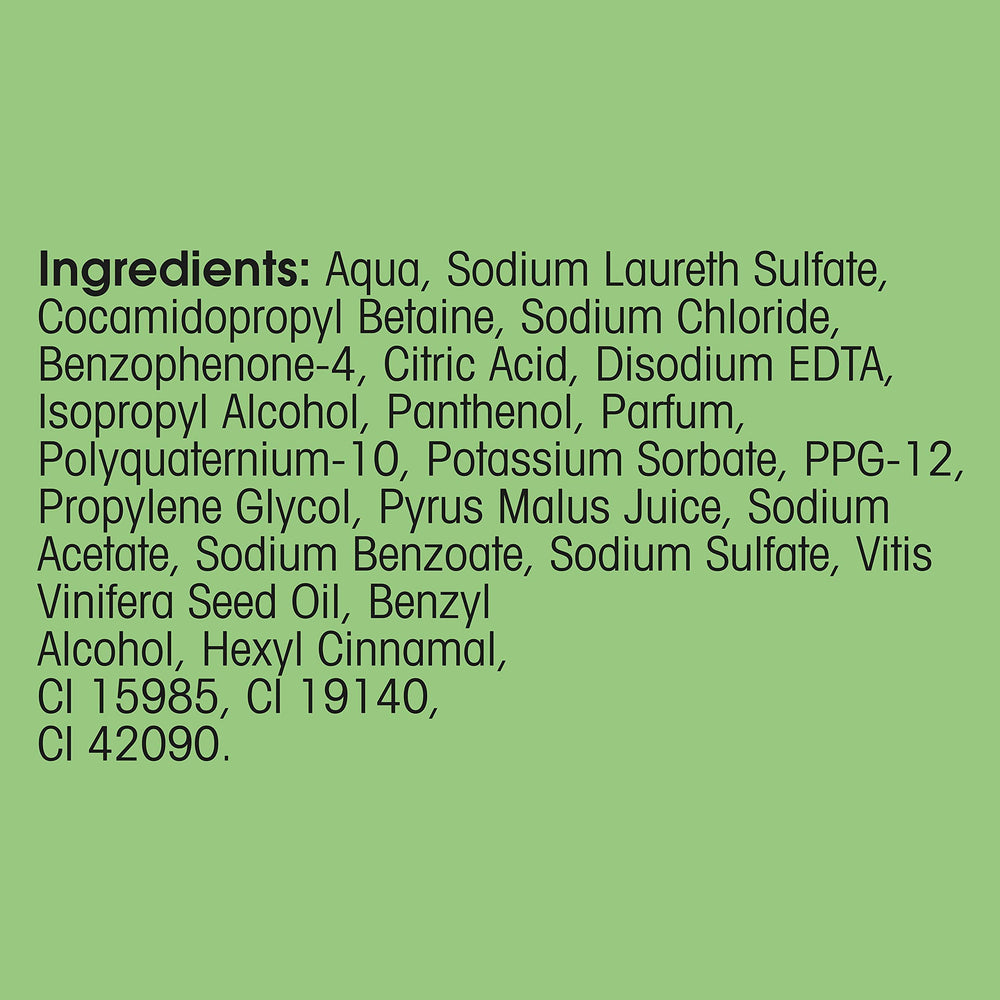 Alberto Balsam Manzana Verde Jugosa: pro-vitamina B5 para cabello suave.