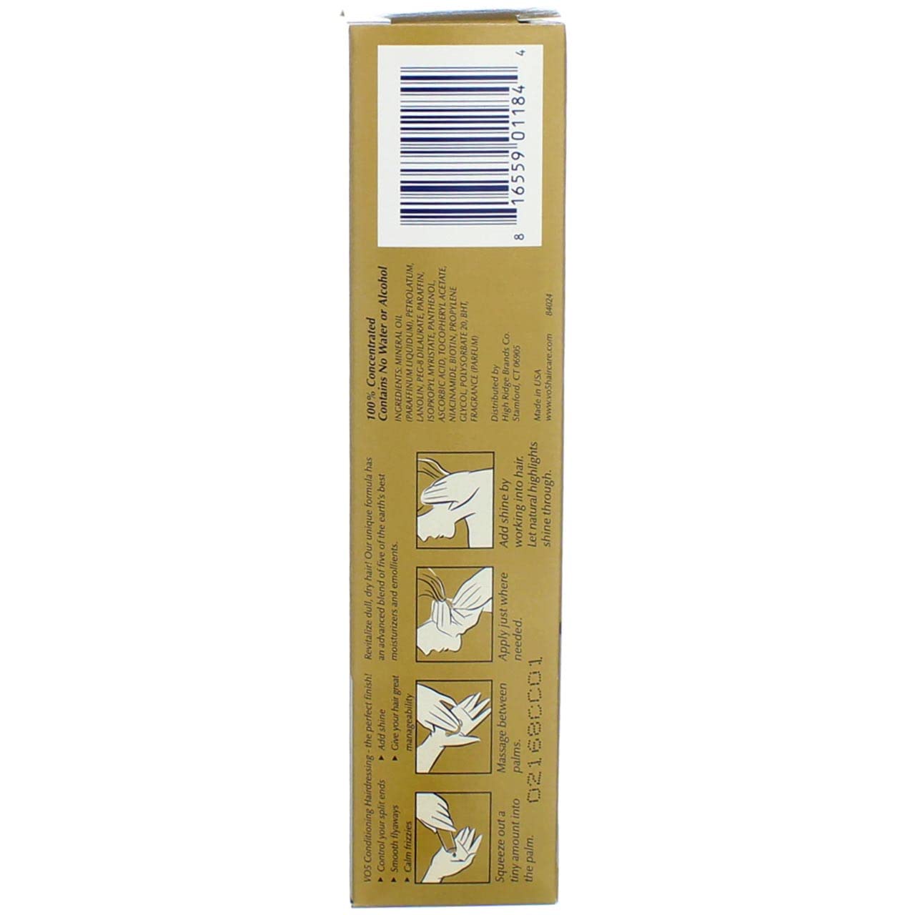 Alberto VO5 acondicionador para cabello normal/seco, tubo de 44 ml, aporta suavidad.