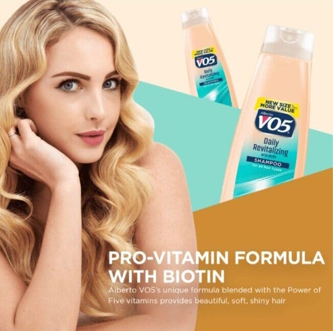 Apto para cabello normal, uso diario suave de Alberto VO5.