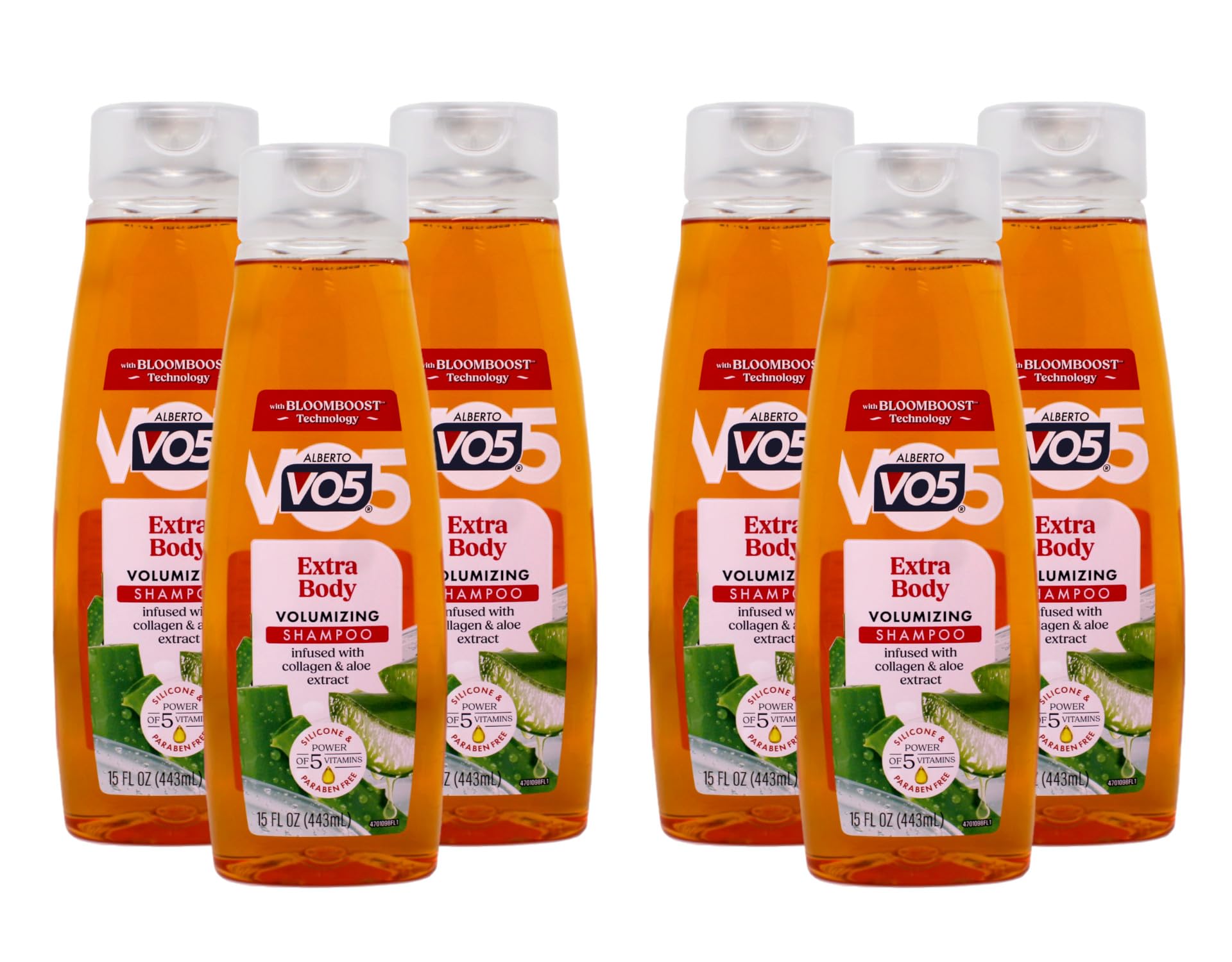 Champú Alberto VO5 Extra Cuerpo – botella con enfoque en volumen para el cabello