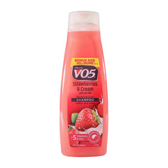 Alberto VO5 Leches Hidratantes champú, botella frontal, cabello suave e hidratado