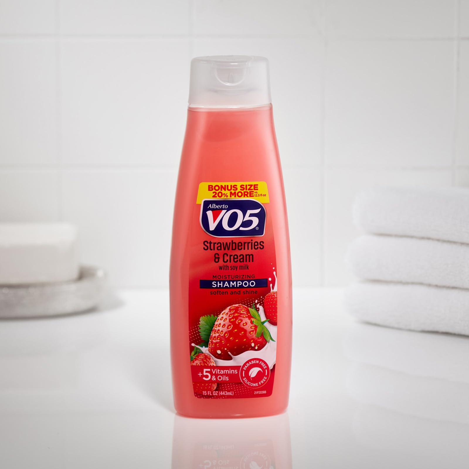 Alberto VO5 Leches Hidratantes champú, espuma cremosa para cabello nutrido
