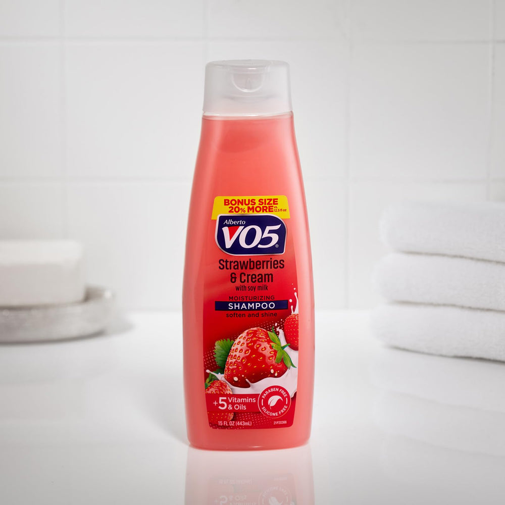 Alberto VO5 Leches Hidratantes champú, espuma cremosa para cabello nutrido