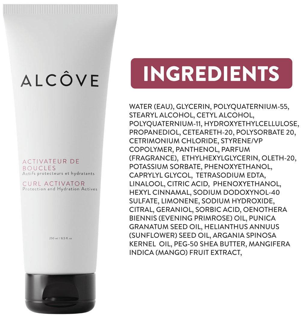 Rizos brillantes y bien definidos con Alcôve