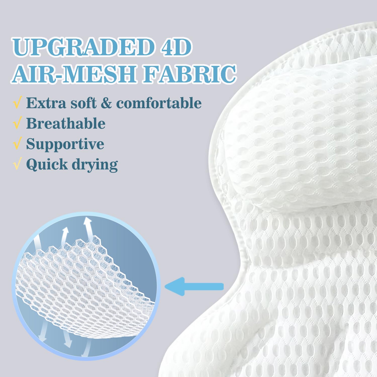 Aleponna oreiller bain adaptable tout type de baignoire pour un confort universel.