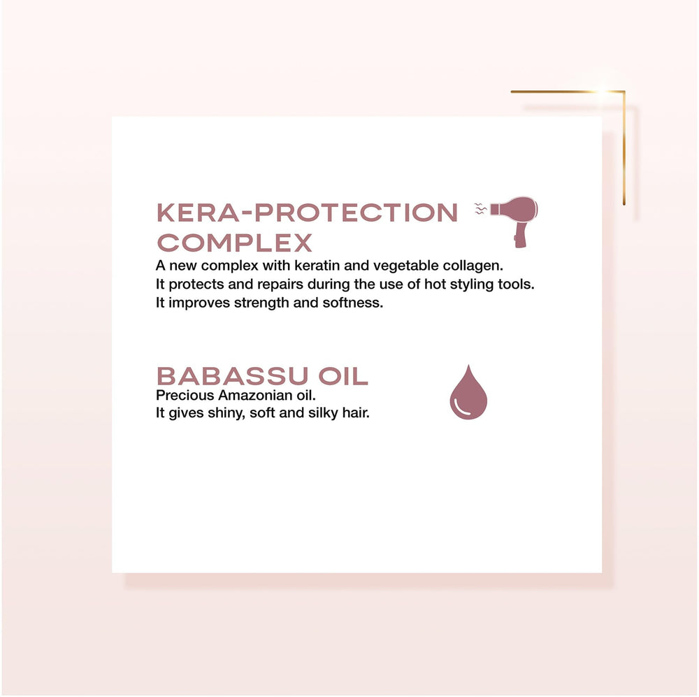 Proteccion de calor gracias al Complejo Kera-Protection.