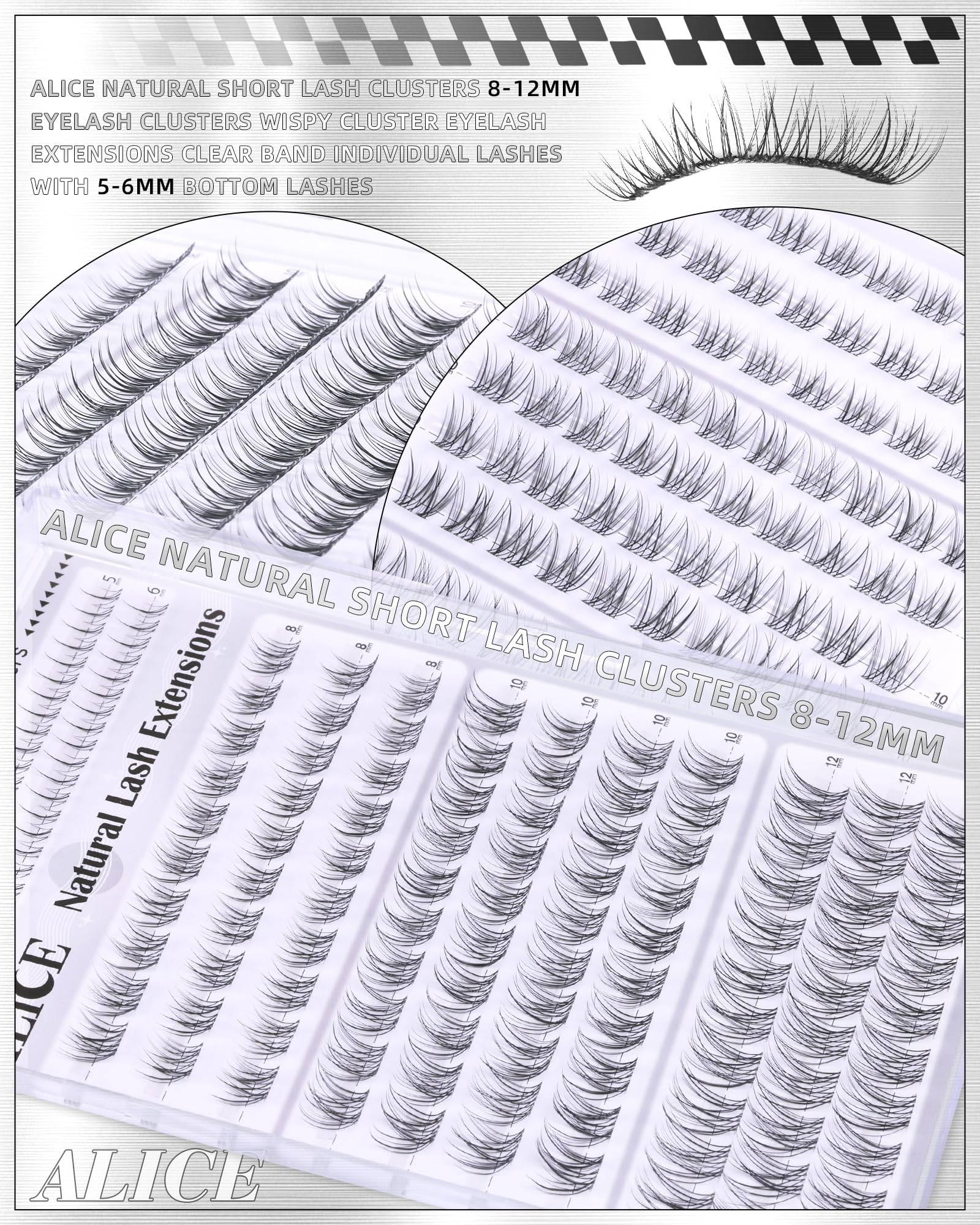 ALICE definición de ojos con pestañas superiores